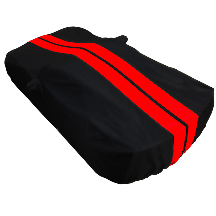 Corvette Ultraguard Plus Car Cover - Indoor/Outdoor Protection - Black W/ Red Stripes : C7 Stingray, Z51, Z06, Grand Sport