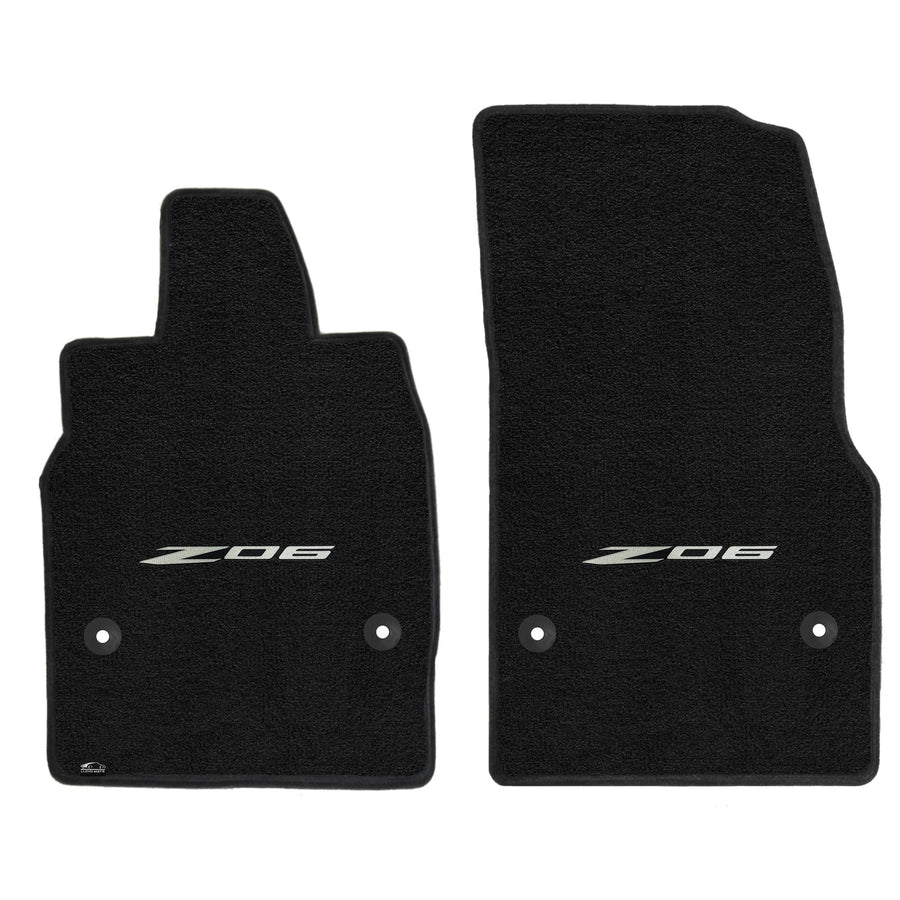 C8/Z06 Corvette Floor Mats - Lloyds Mats with C8/Z06 Logo