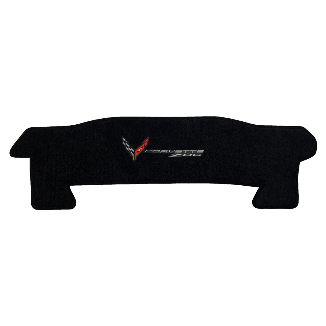 C8 Corvette Rear Cargo Mat - Lloyds Mats With Flags and Corvette Z06 Combo : Convertible