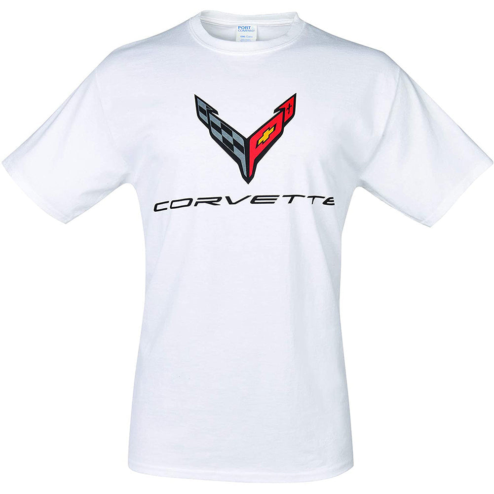 NEXT GEN CORVETTE CARBON FLASH T-SHIRT : WHITE