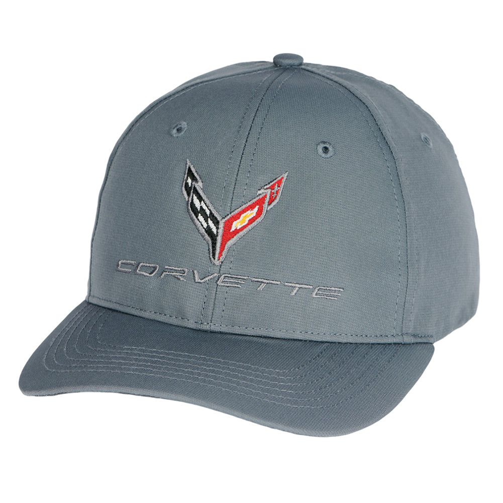 Corvette Next Generation StayDri Performance Hat - Charcoal