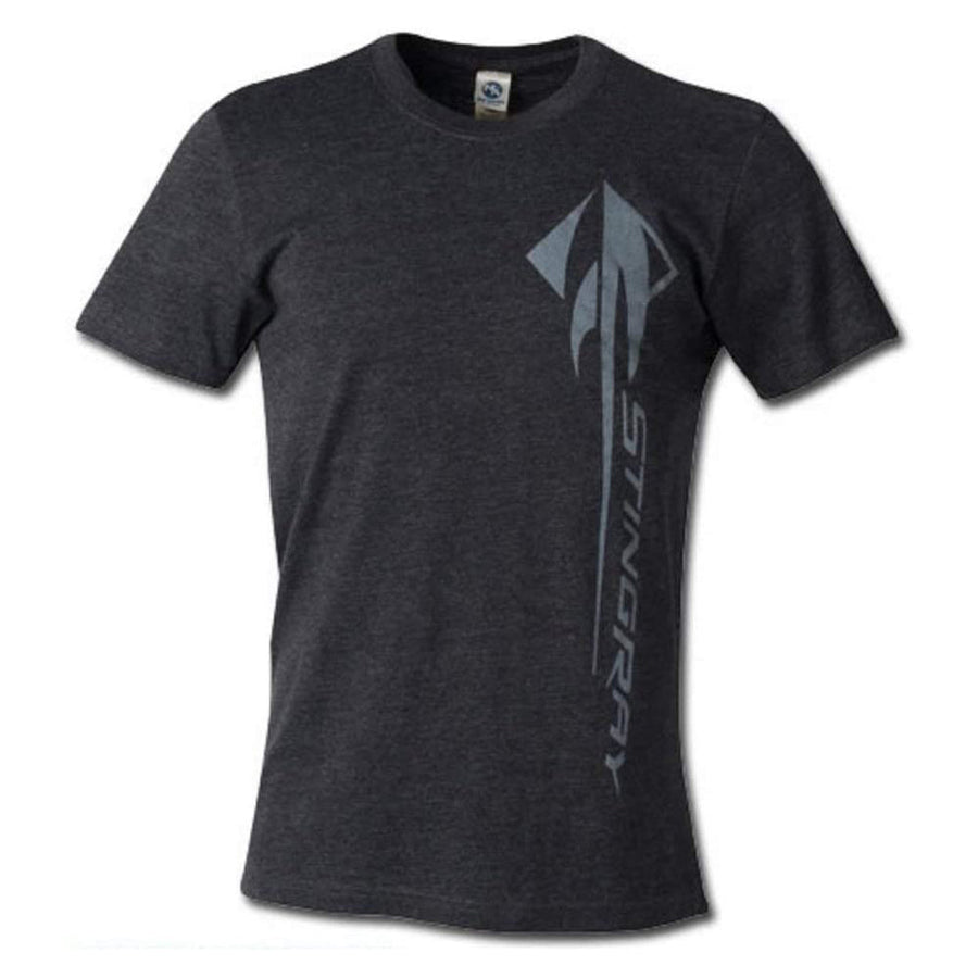 C7 Corvette Stingray Vertical T-shirt : Heather Black