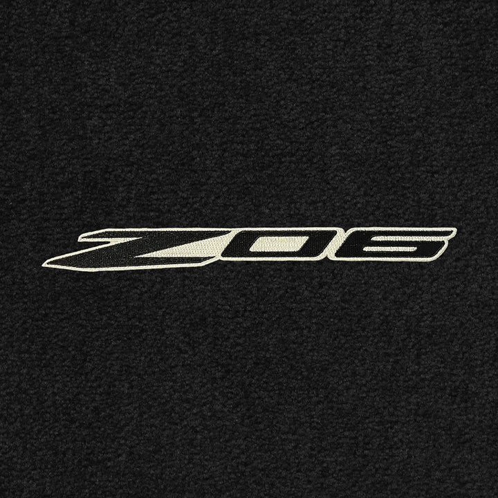 C8/Z06 Corvette Rear Cargo Mats - Lloyds Mats with C8/Z06 Logo : Coupe