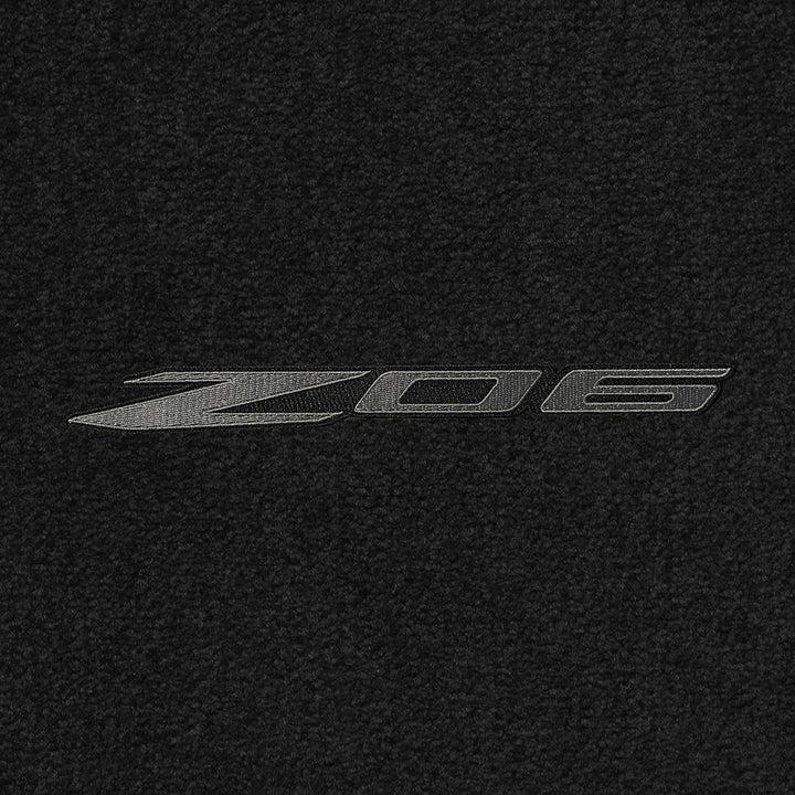 C8/Z06 Corvette Rear Cargo Mats - Lloyds Mats with C8/Z06 Logo : Coupe