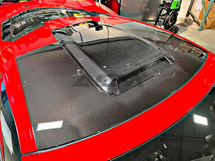 C8 Corvette AGM Carbon Fiber Roof Scoop