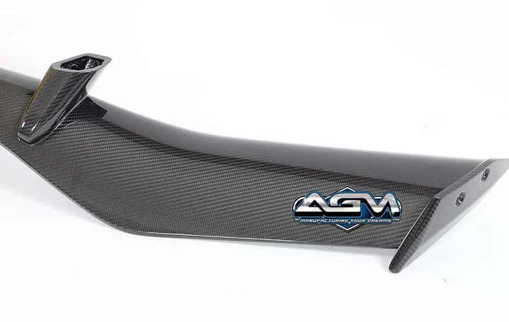 C8 Corvette AGM Z07 Style Visible Carbon Fiber High Wing Spoiler - Z06/E-Ray