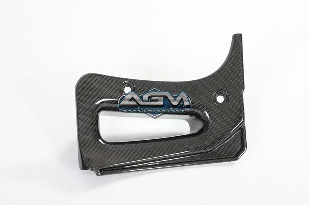 C8 Corvette AGM Carbon Fiber Extended Splash Guard Set - Z06/E-Ray