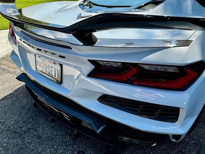 C8 Corvette AGM Corvette Z06/ERay Spoiler Delete Panels - Z06/E-Ray/ZR1