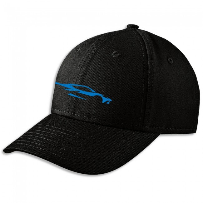 C8 Corvette Embroidered Gesture Mid Profile Cap : Rapid Blue