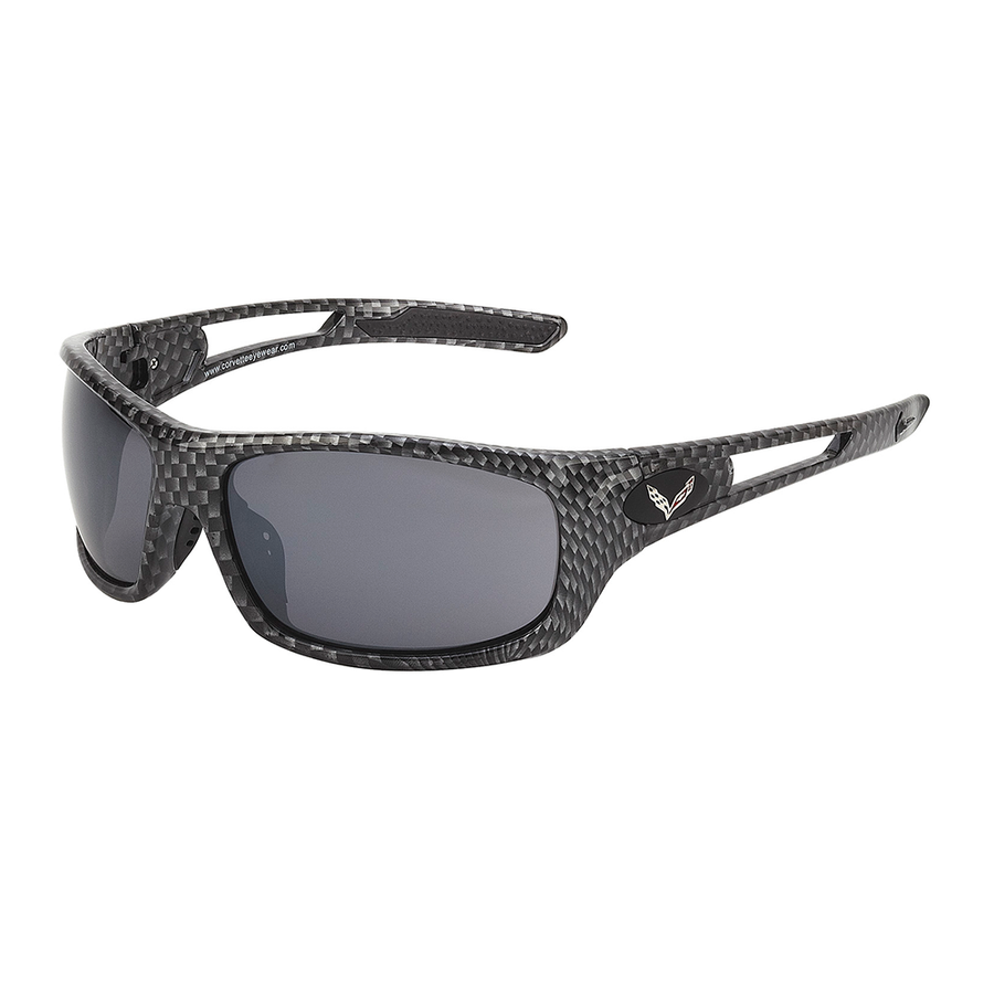 Corvette Full Frame Sunglasses - Simulated Carbon Fiber : C7 Logo