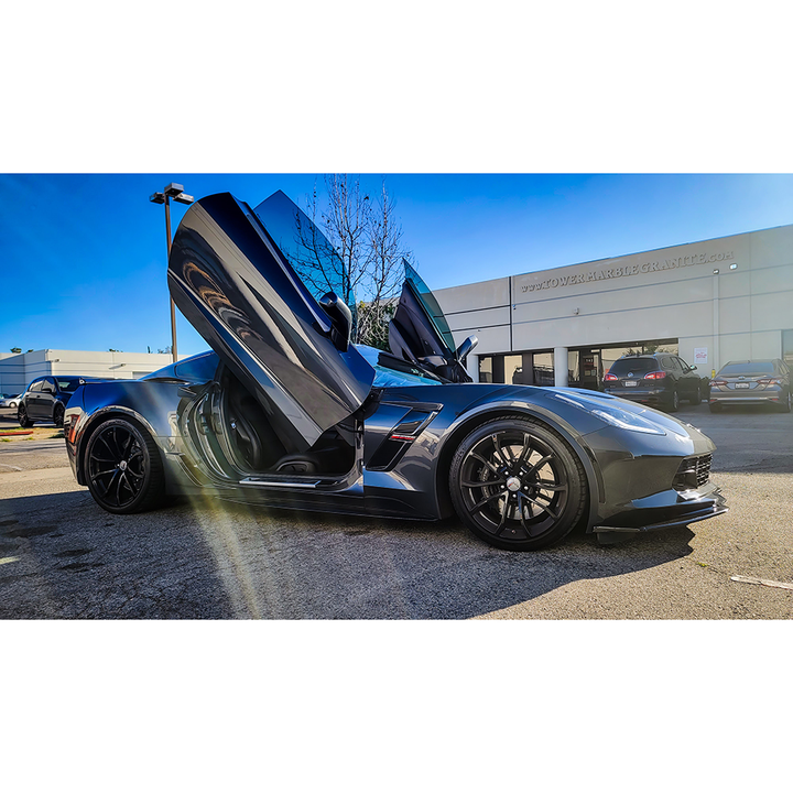 C7 Corvette Stingray Lambo Style Vertical Doors - Door Hinge Conversion Kit