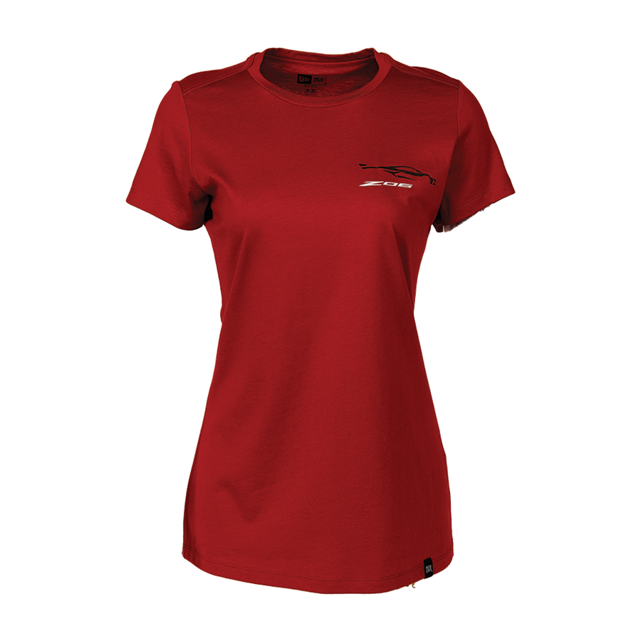 C8 Corvette Z06 Gesture T-Shirt - Women's : Crimson Red