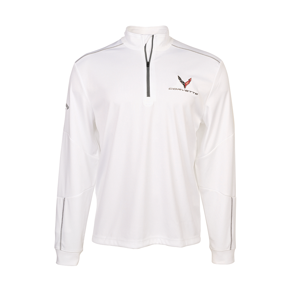 C8 Corvette Callaway Pullover : White