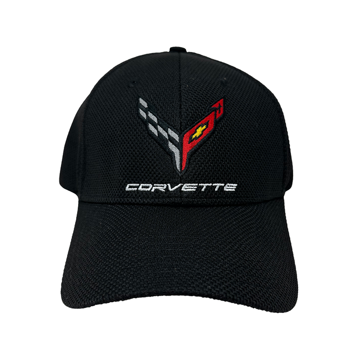 C8 Embroidered Corvette Hat : Black