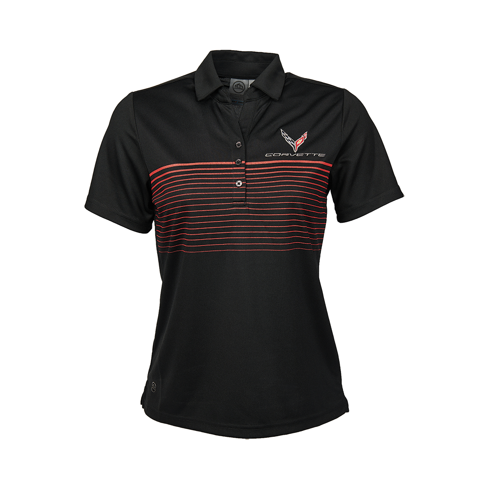 C8 Corvette Ladies Wavelength Polo