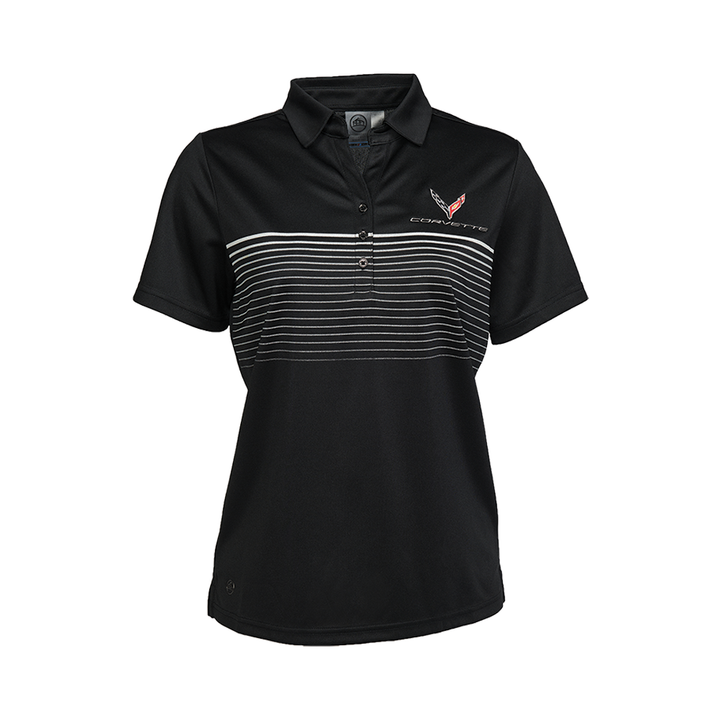 C8 Corvette Ladies Wavelength Polo