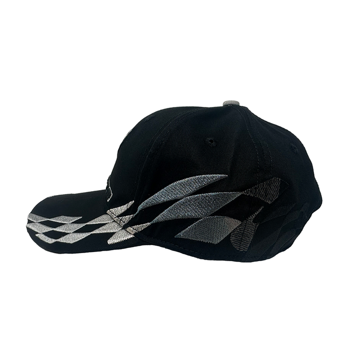 C8 Corvette - Embroidered Bad Vette Hat/Cap : Silver