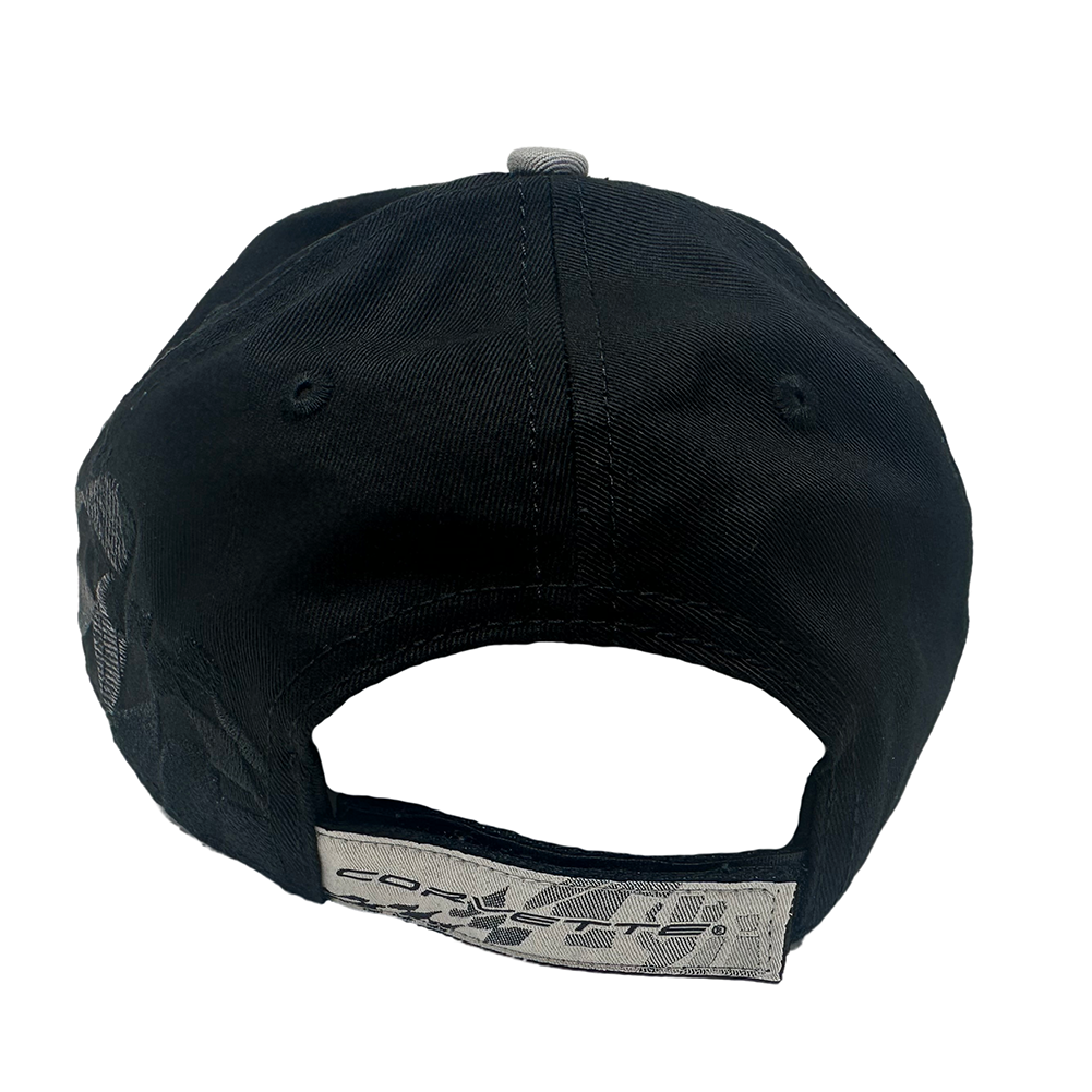 C8 Corvette - Embroidered Bad Vette Hat/Cap : Silver