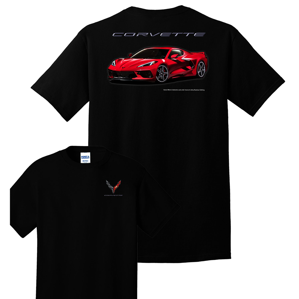 C8 Stingray Tee Shirt : Black