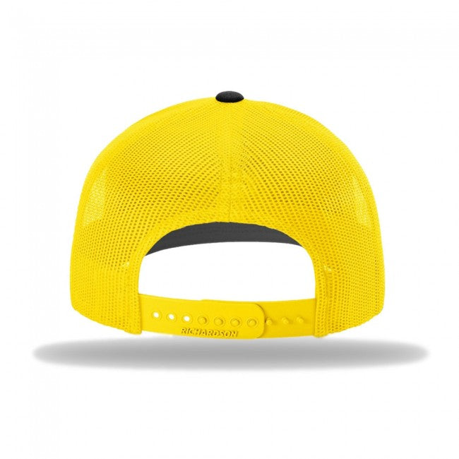 C8 Corvette Mesh Back Cap : Black / Yellow