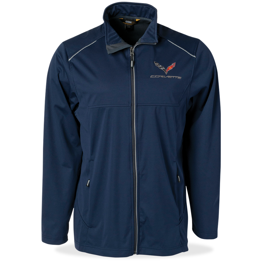 C7 Corvette Lite Three Layer Jacket : Navy