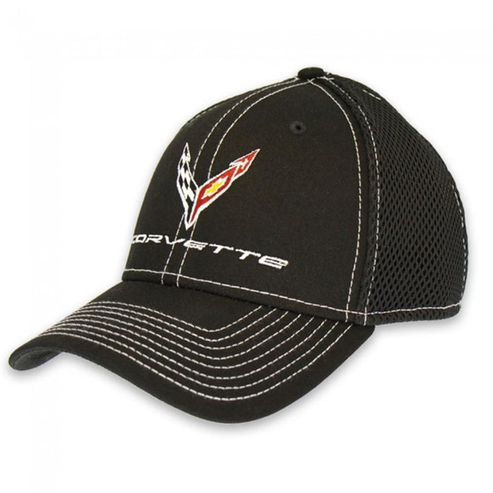 Corvette Next Generation New Era Stretch-Mesh Cap - Black/White