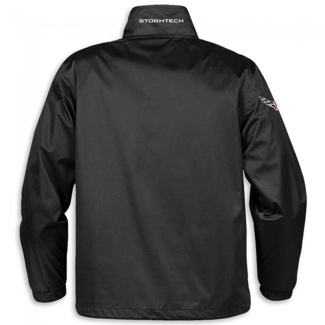 C8 Corvette Circut Full Zip Jacket : Black/Red