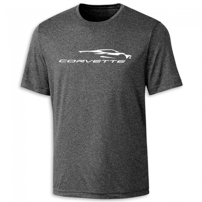 C8 Corvette Tech Performance Tee : Gray