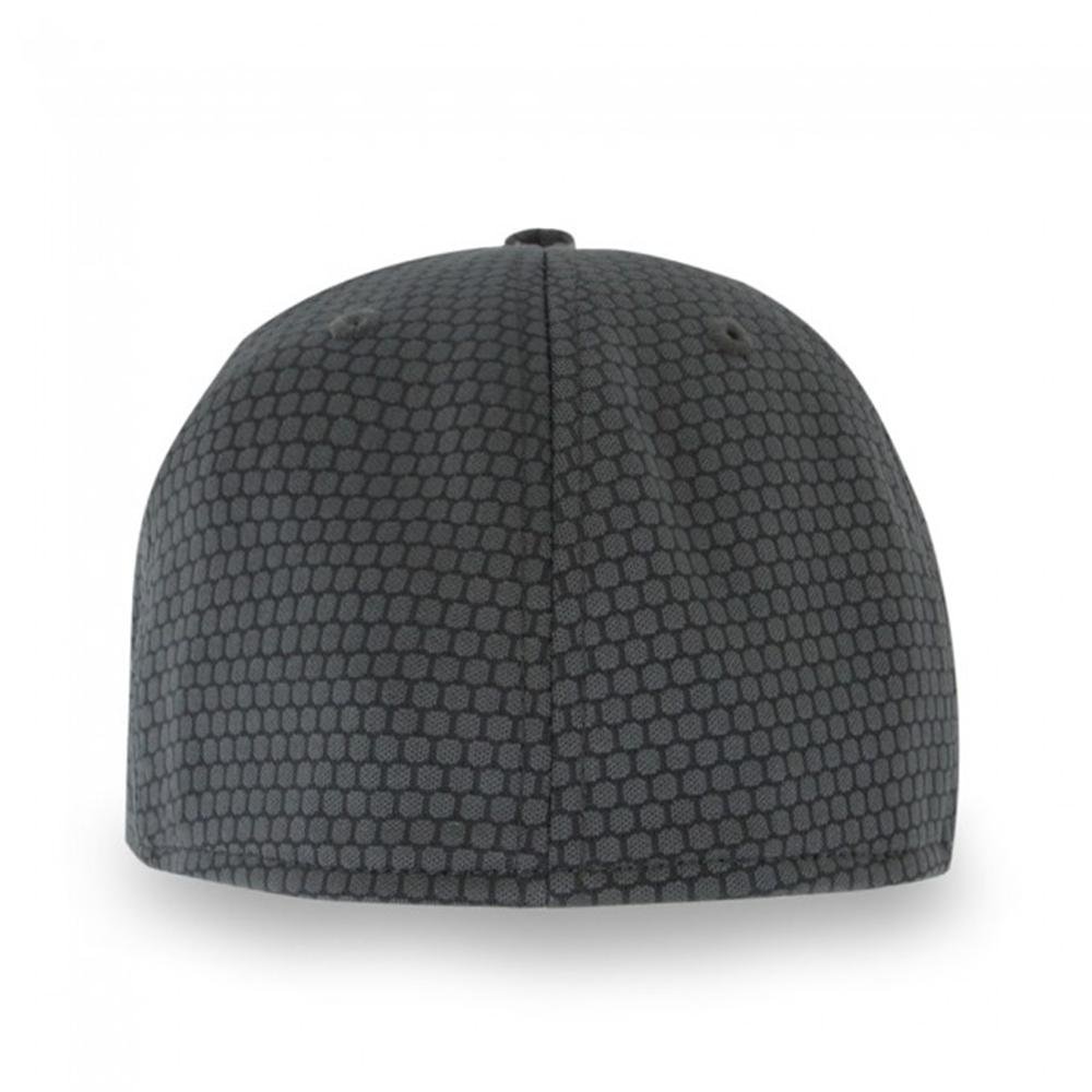 Corvette Hex Pattern Hat/Cap - Graphite/Red : C7 Stingray