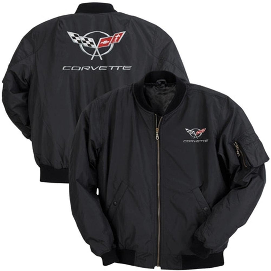 Corvette Jacket - Aviator Jacket with C5 Logo : 1997-2004 XX-Large