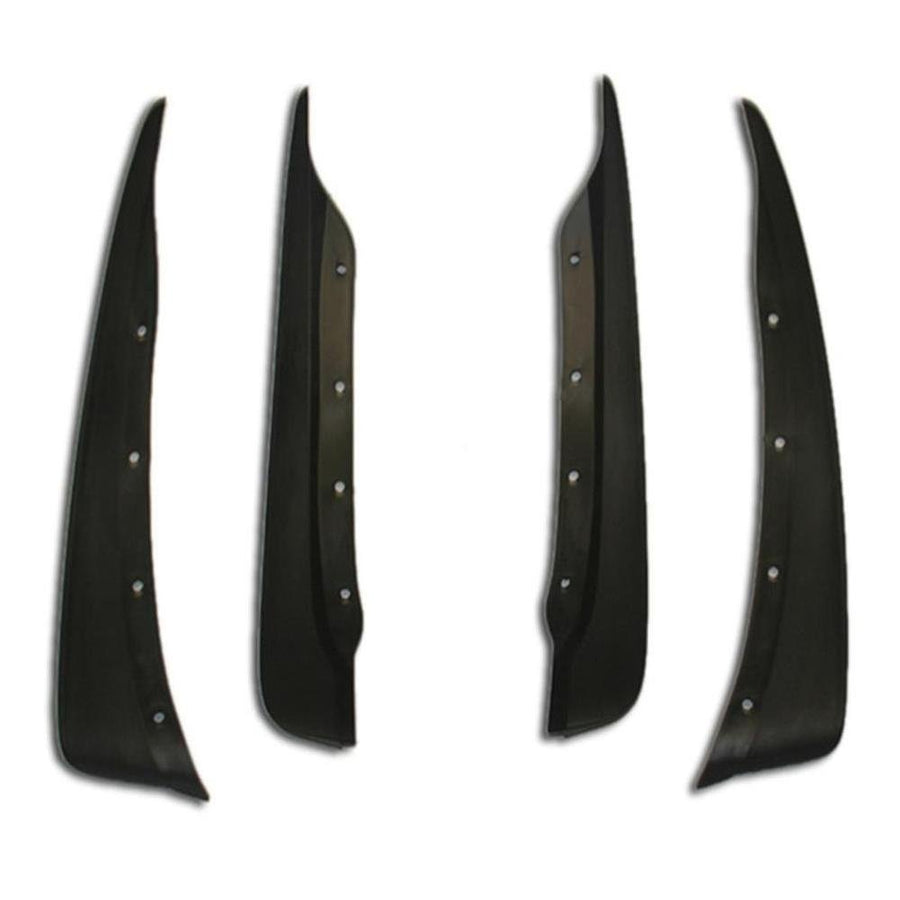 Corvette Splash Guard 4 Pc. Kit : 2005-2013 C6