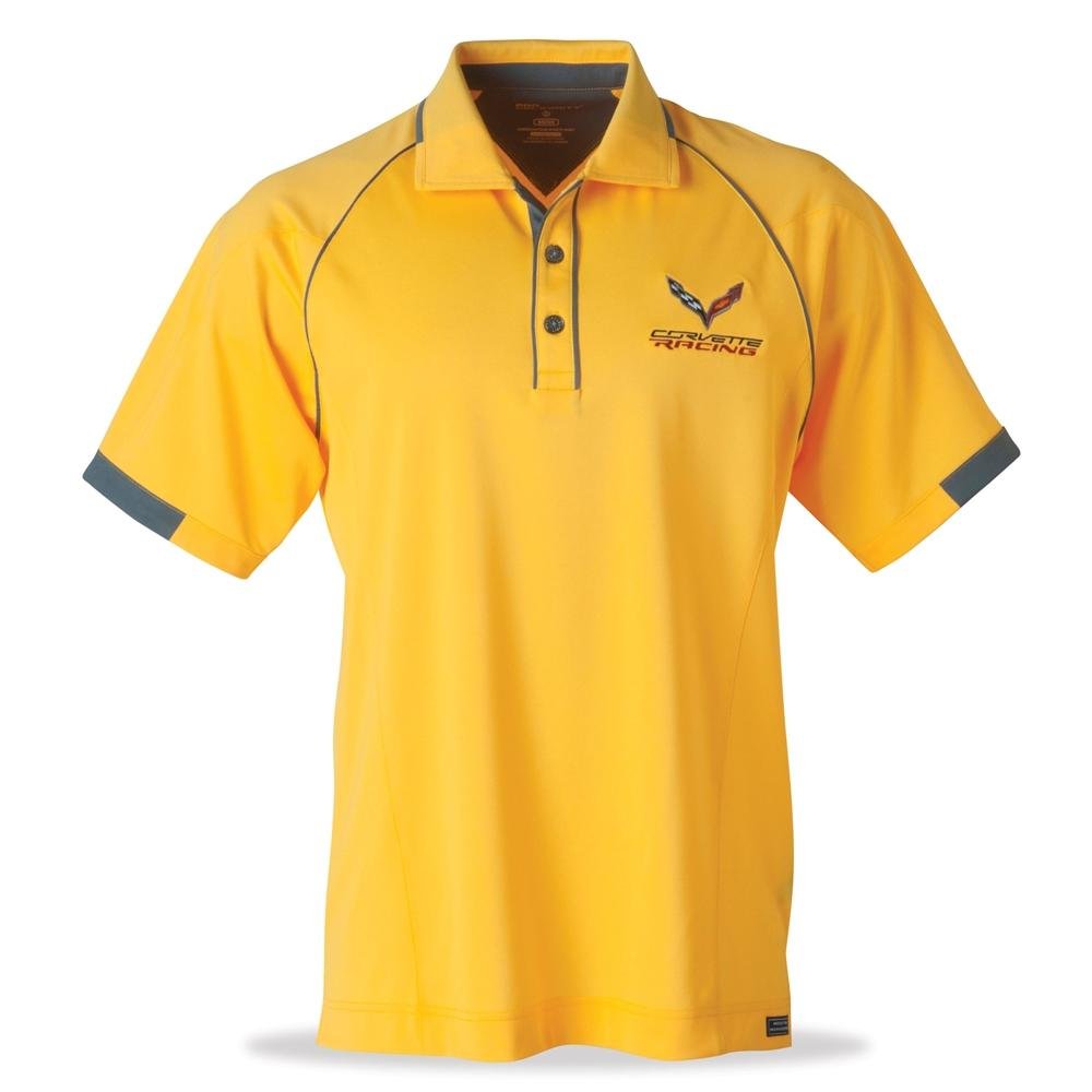 Corvette Racing Aloha Snag Resistant Polo - Yellow : C7 Stingray