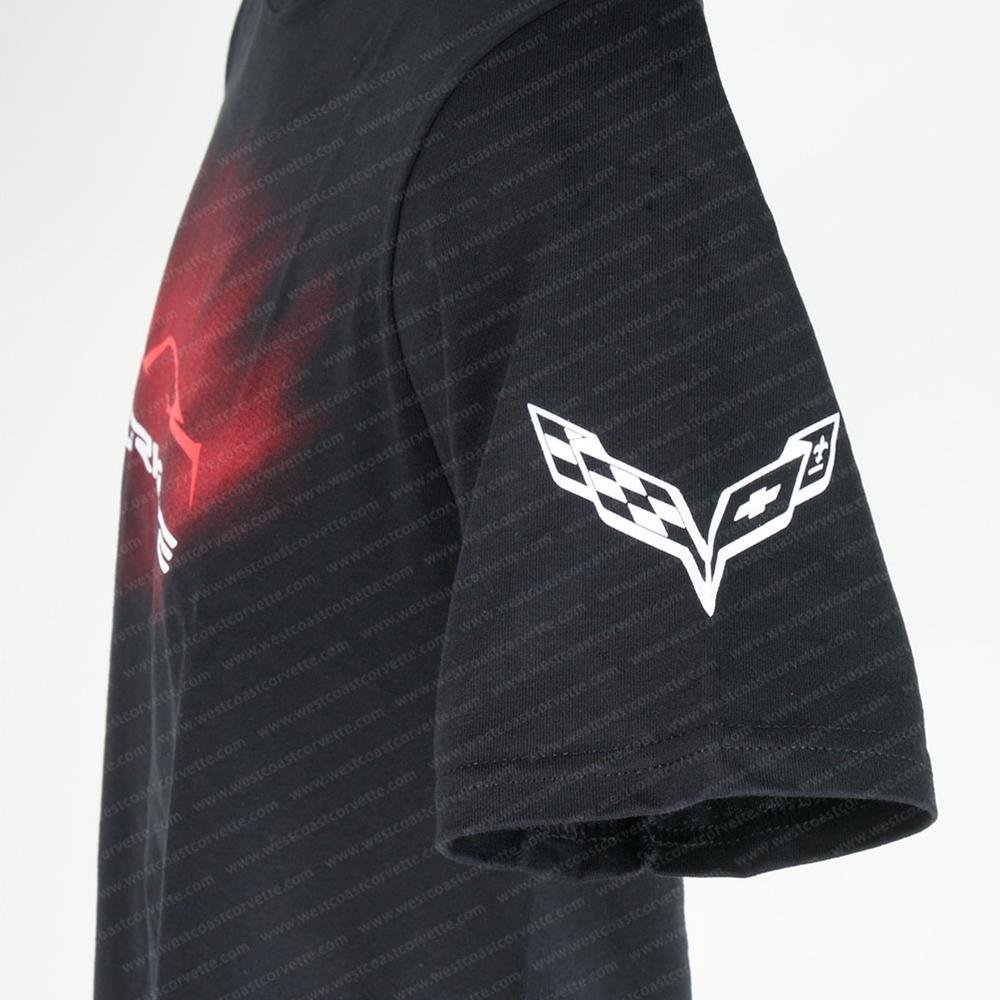 C7 Corvette Stingray Gesture Mist T-shirt : Black