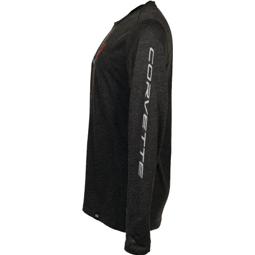 Next Generation Corvette Carbon Flash Long Sleeve T-Shirt - Black or Grey