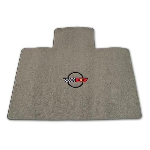 NEW! RED FLOOR MATS 1984-1996 Corvette With Embroidered Circle