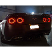 2005 - 2013 C6,  Z06, Grand Sport & ZR1 Corvette Taillights - Morimoto C7 Style XB Led Taillights - Smoke,Lighting
