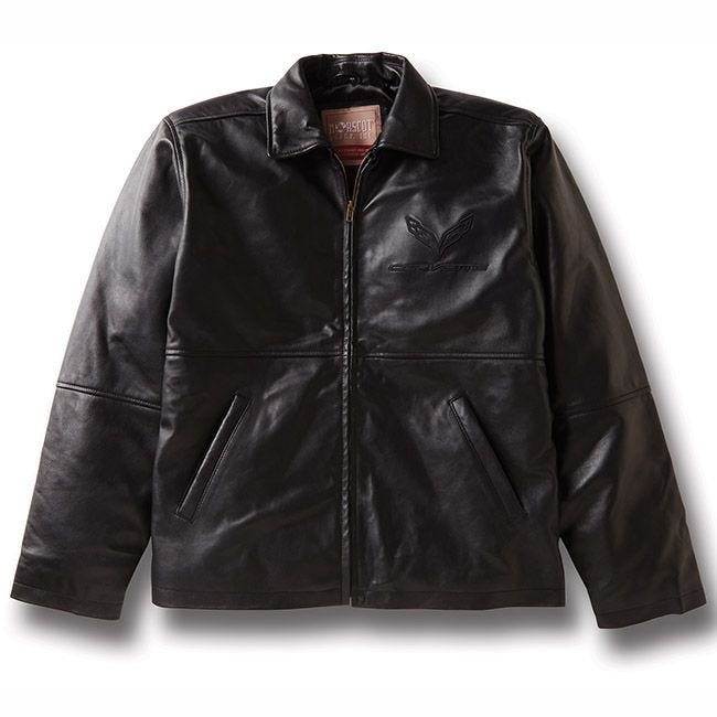 Corvette - Lambskin Fashion Jacket with C7 Emblem