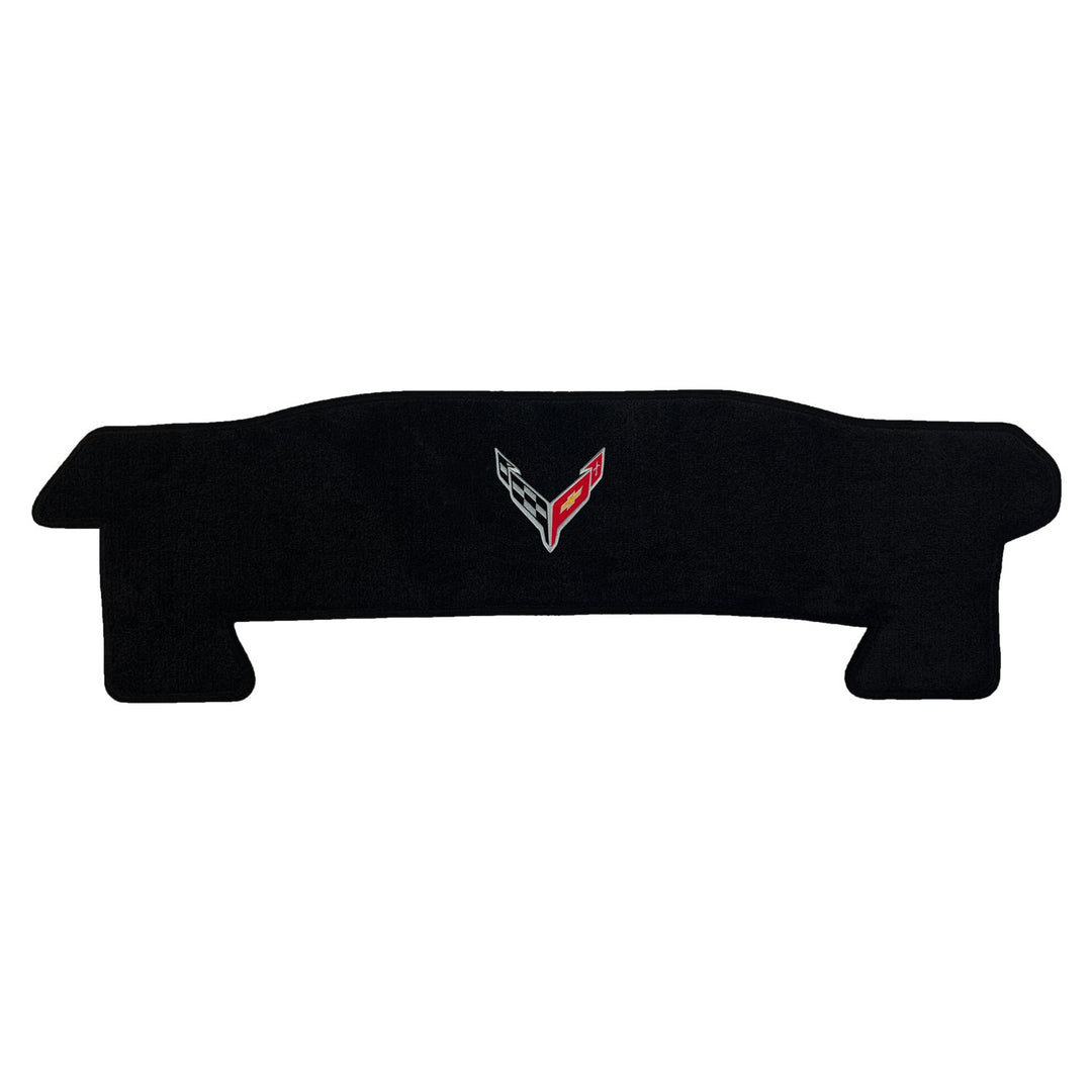 C8 Corvette Rear Cargo Mats - Lloyds Mats with C8 Crossed Flags : Convertible,Cargo Mats