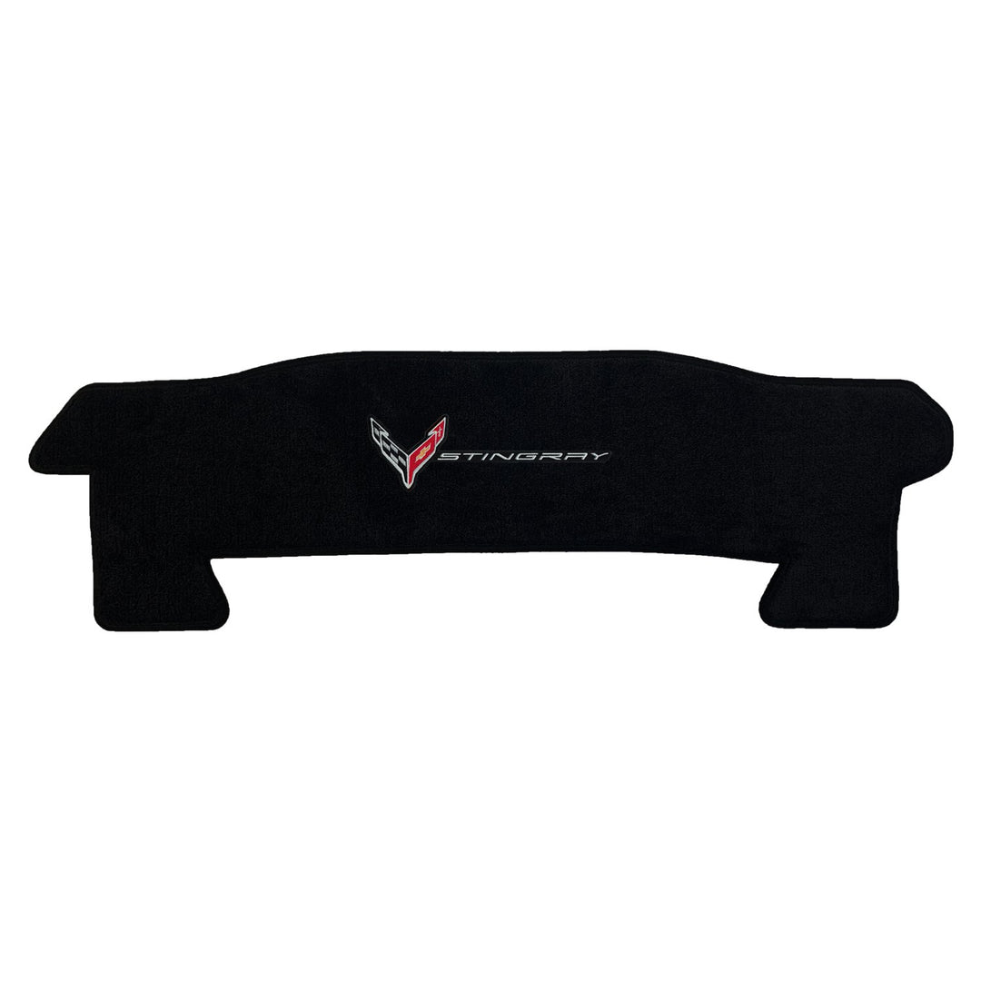 C8 Corvette Rear Cargo Mat - Lloyds Mats With Flags and Stingray Combo : Convertible,Cargo Mats