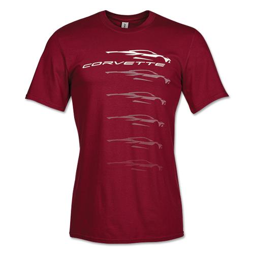 C8 Corvette Gesture T-Shirt : Red