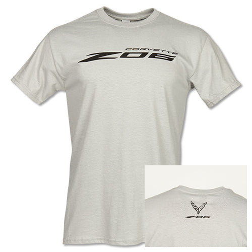 C8 Corvette Z06 T-Shirt : Silver,T-shirts