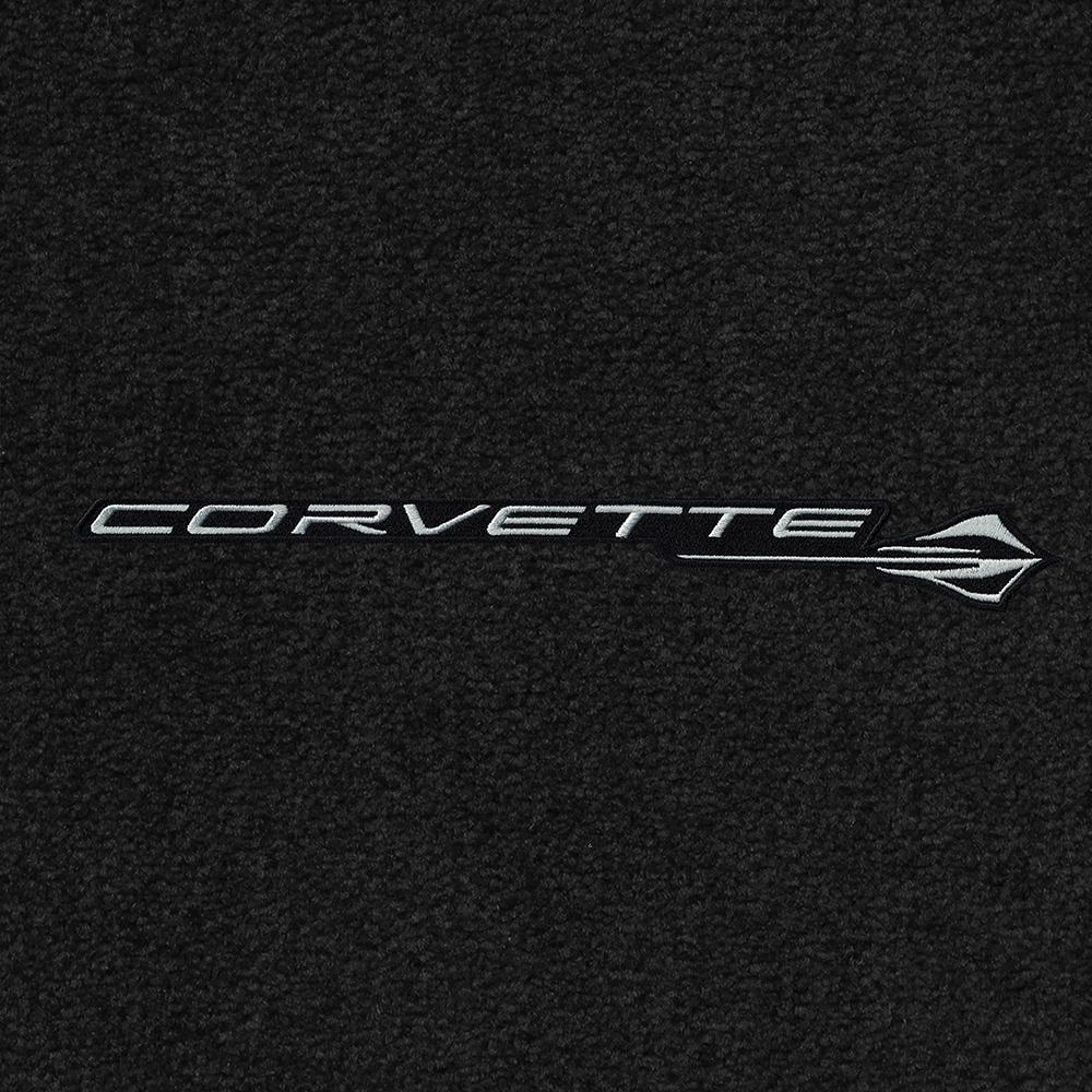 C8 Corvette Rear Cargo Mat- Lloyds Mats with Corvette Script And Stingray Logo : Convertible,Cargo Mats