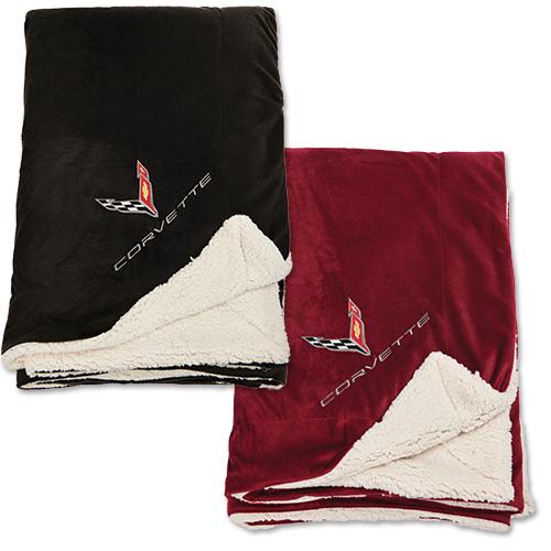 C8 Corvette Blanket - Lamb's Wool Throw,Home & Office