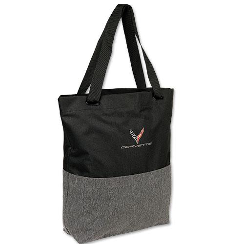 C8 Corvette Convertible Tote Bag - Black,Bags & Luggage