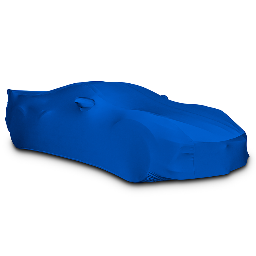 C8 Corvette Ultraguard Stretch Satin Car Cover - Blue - Indoor : Stingray, Z51,Car Covers