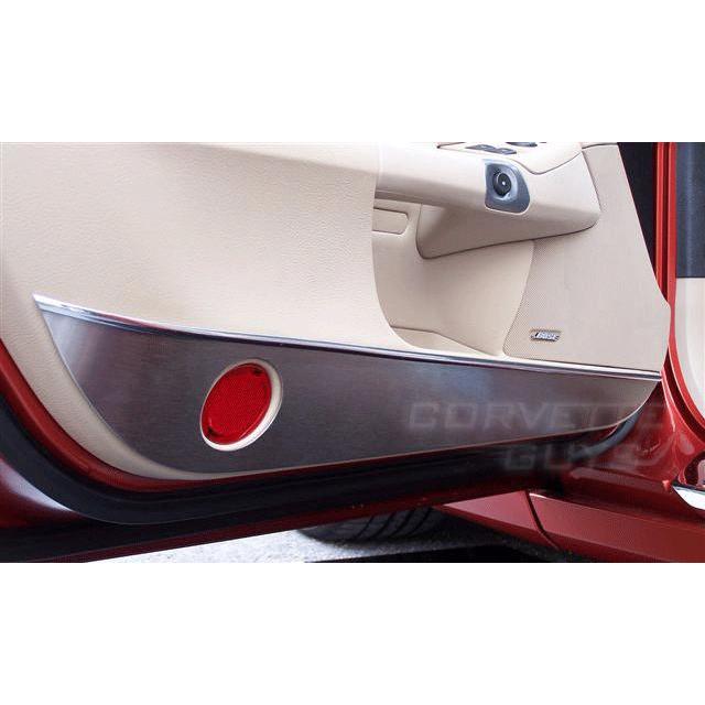 C6 Brushed Stainless Door Guards (05-13 C6 / C6 Z06),Interior