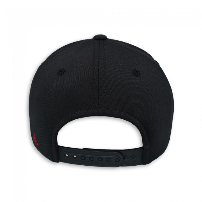 C8 Corvette Embroidered Sideline Cap : Black/Red,Hats