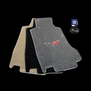 Lloyds Ultimat Floor Mats - C6 Emblem Only - Steel Grey : 2005-2007,Interior