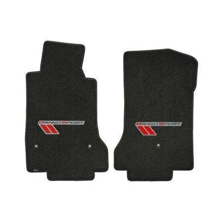 Lloyds Ultimat Floor Mats - Ebony w/ Red Stripes: 10-13 Grand Sport (Hook Style),Interior