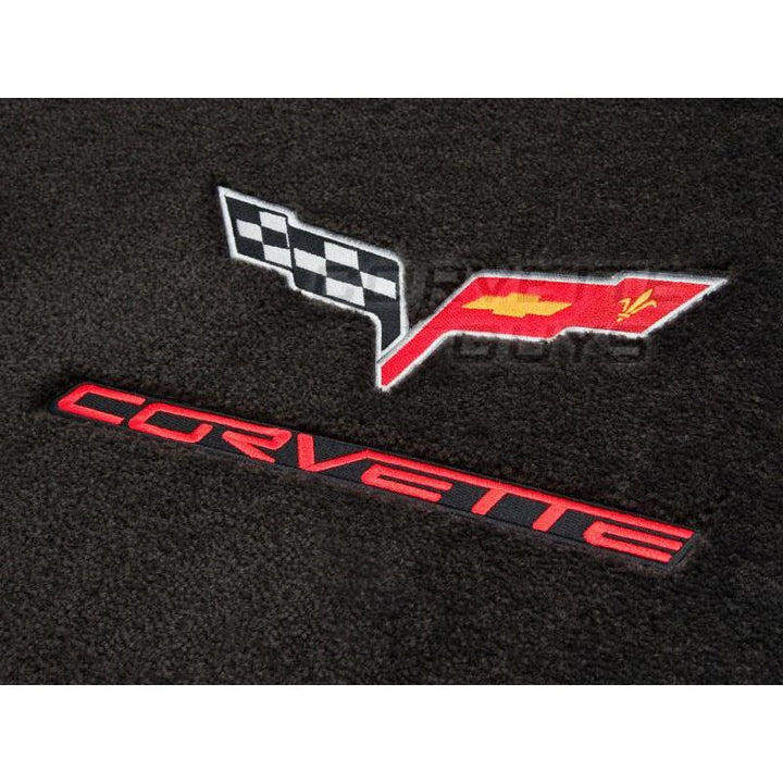 Lloyds Ultimat Floor Mats - Ebony w/ Silver Emblem and Red Letters (2005-2007 Early),Interior